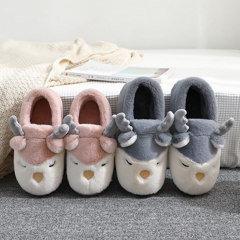 Plush Animal Home Slippers