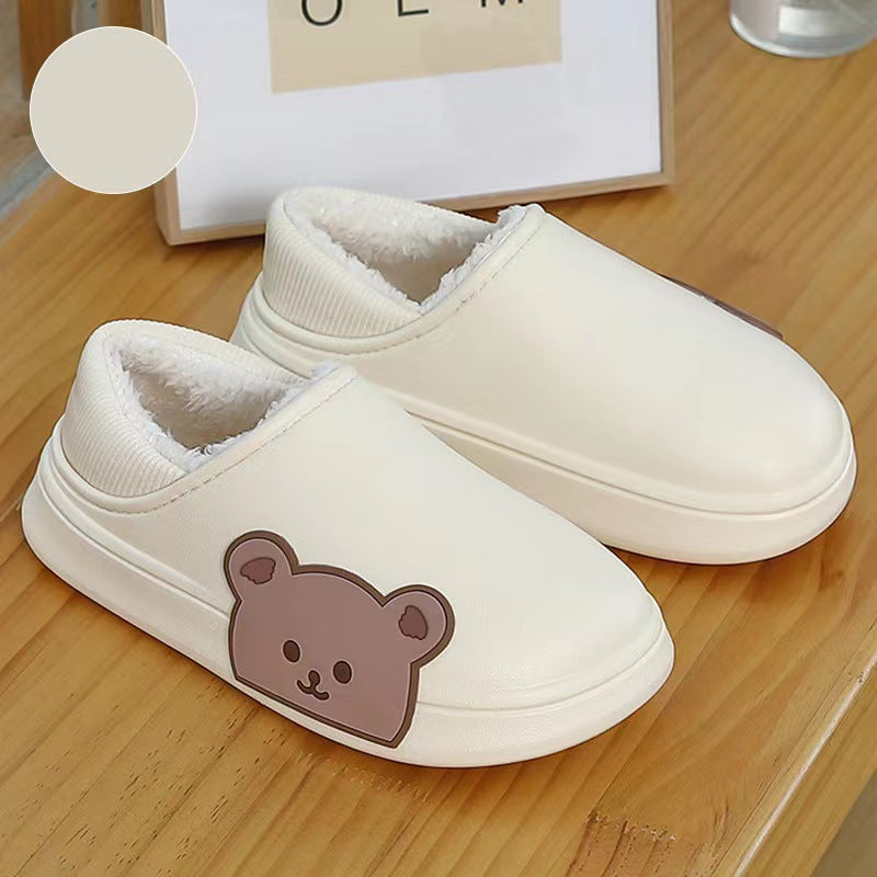Fluffy Bear House Shoes For Women