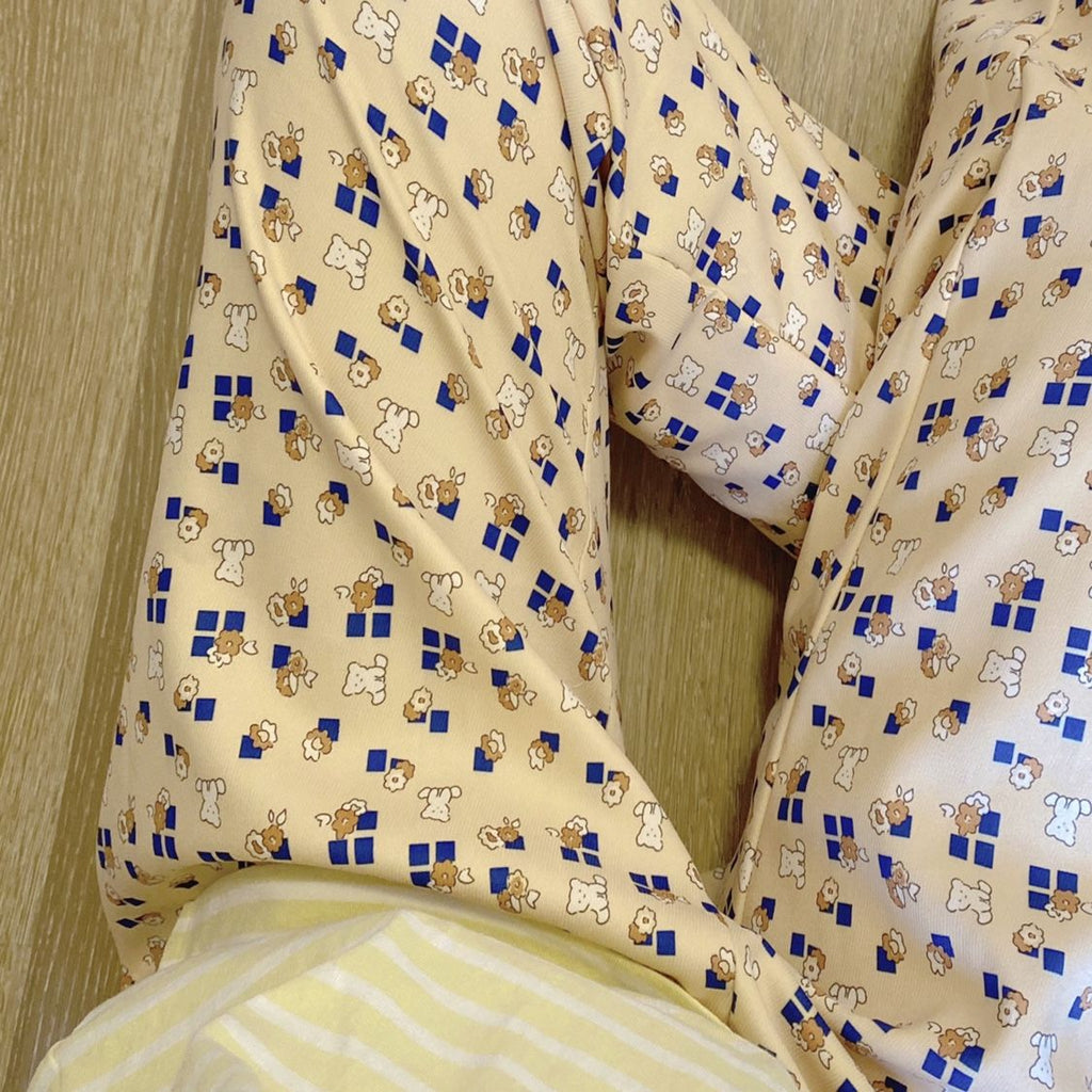 Cute Loose Printed Cartoon Pajama