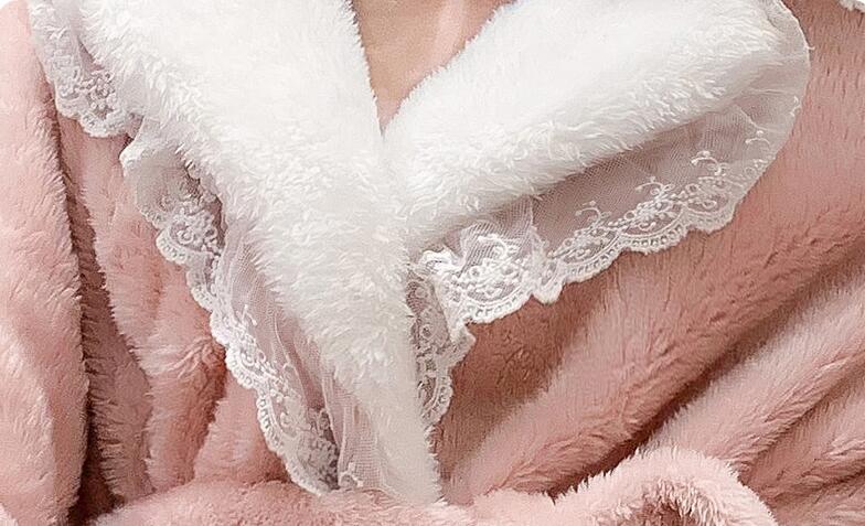 Women's Thickened Long Coral Fleece Nightgown