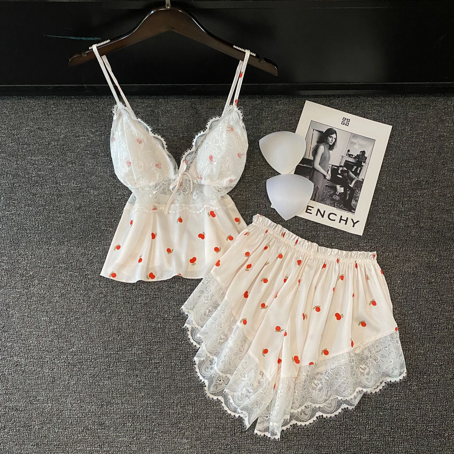 Girl Pure Desire Strap Shorts Home Clothes Set