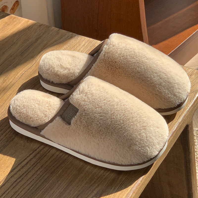 Plush Warm Non-slip Slippers