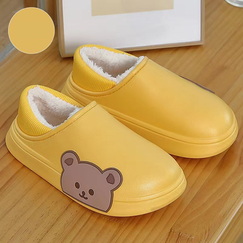 Fluffy Bear House Shoes For Women