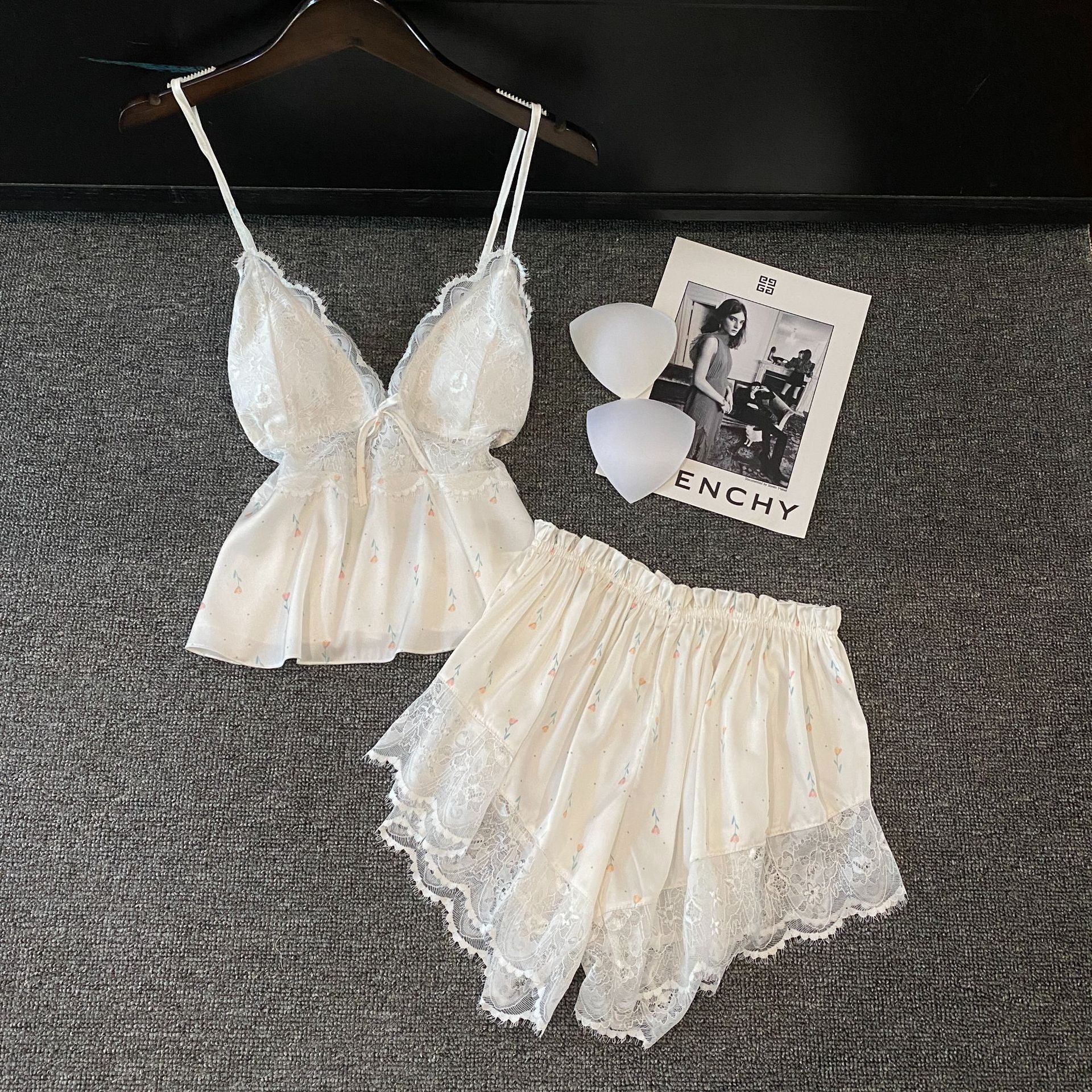 Girl Pure Desire Strap Shorts Home Clothes Set