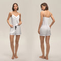 Suspender Shorts Two Piece Pajama And Loungewear Set