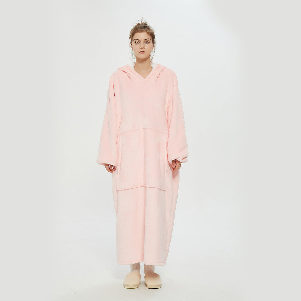 Women's Hooded Blanket Robe