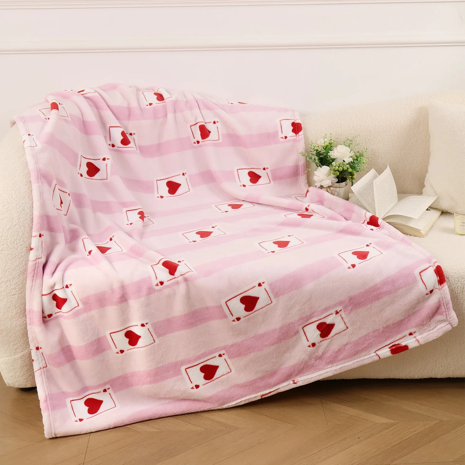 Fuzzy Soft Cozy Flannel 43 x 59 Inch Blanket