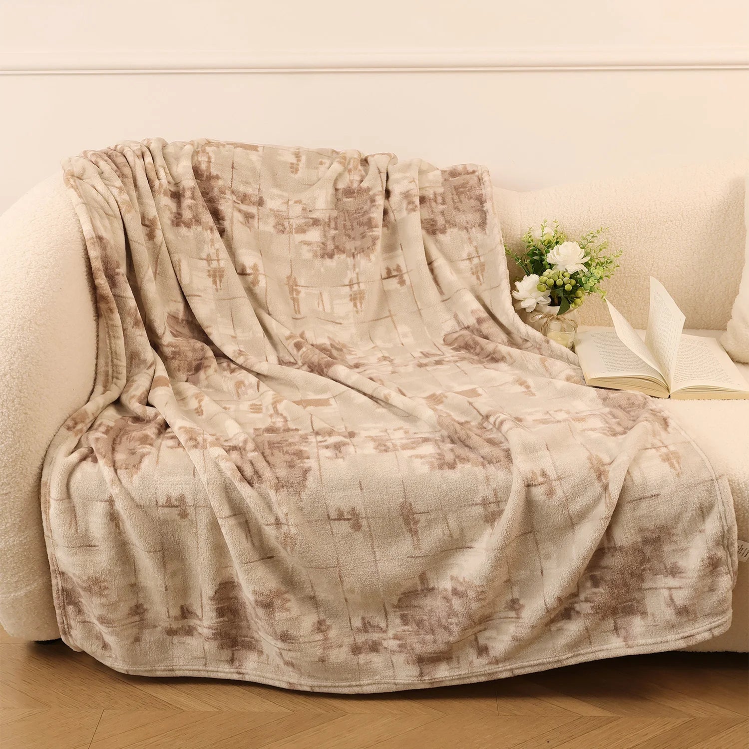 Fuzzy Soft Cozy Flannel 43 x 59 Inch Blanket