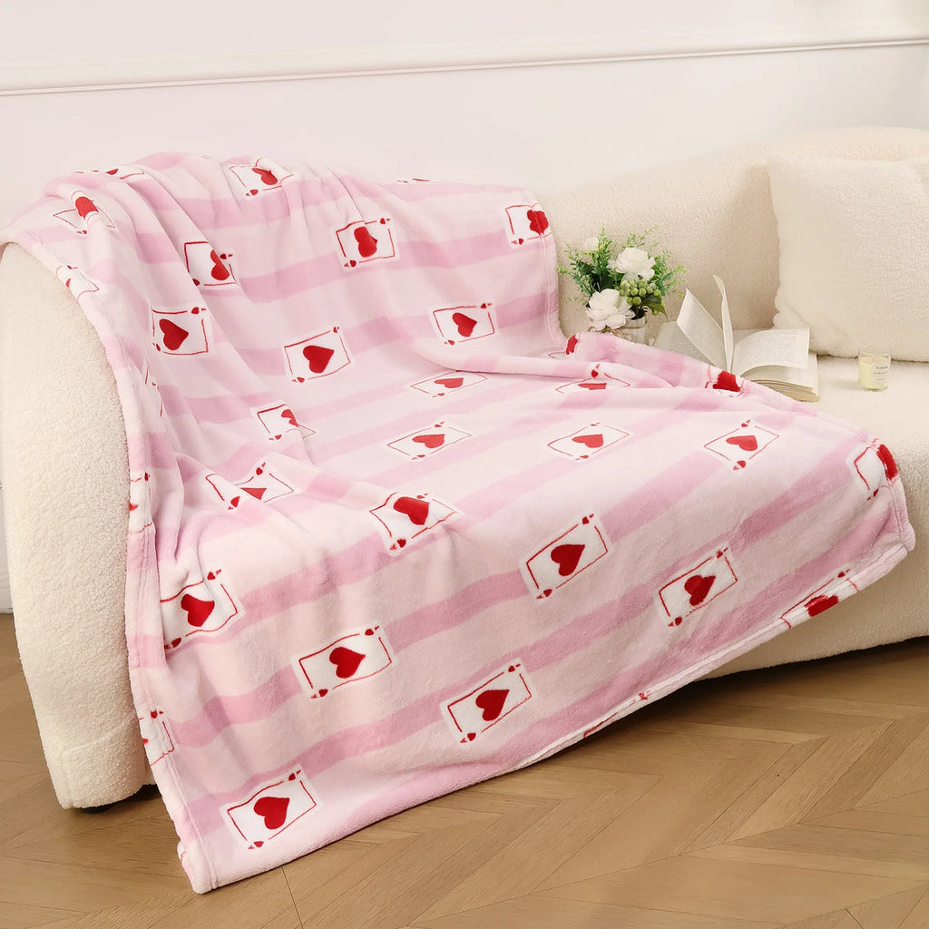 Fuzzy Soft Cozy Flannel 43 x 59 Inch Blanket