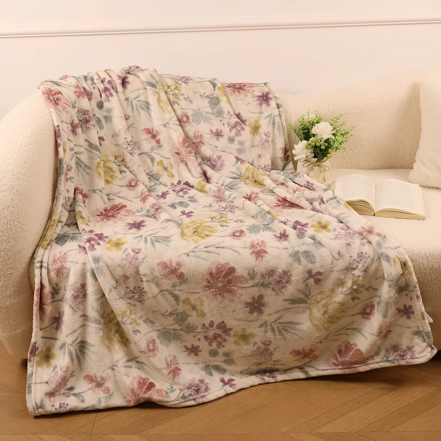 Fuzzy Soft Cozy Flannel 43 x 59 Inch Blanket