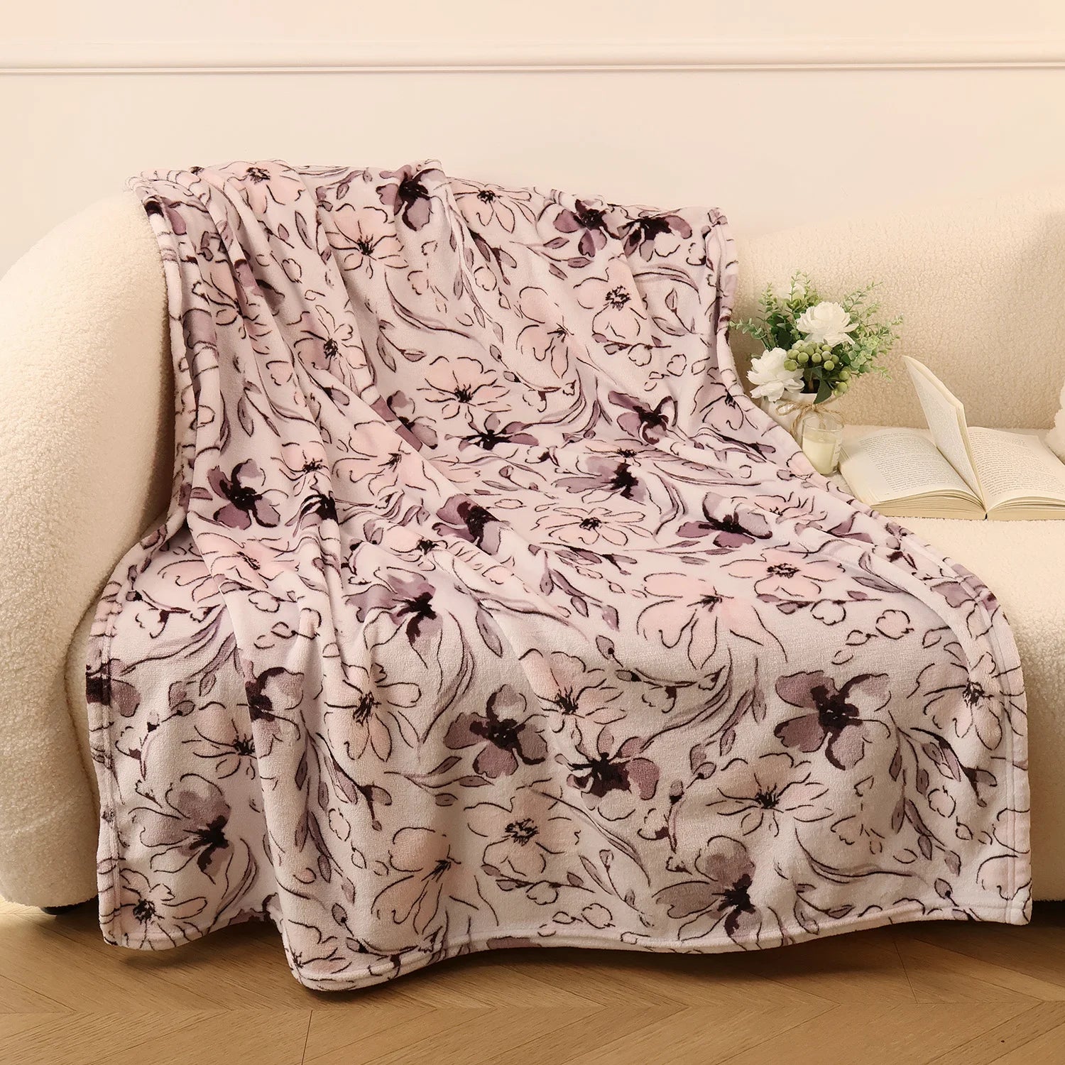 Fuzzy Soft Cozy Flannel 43 x 59 Inch Blanket