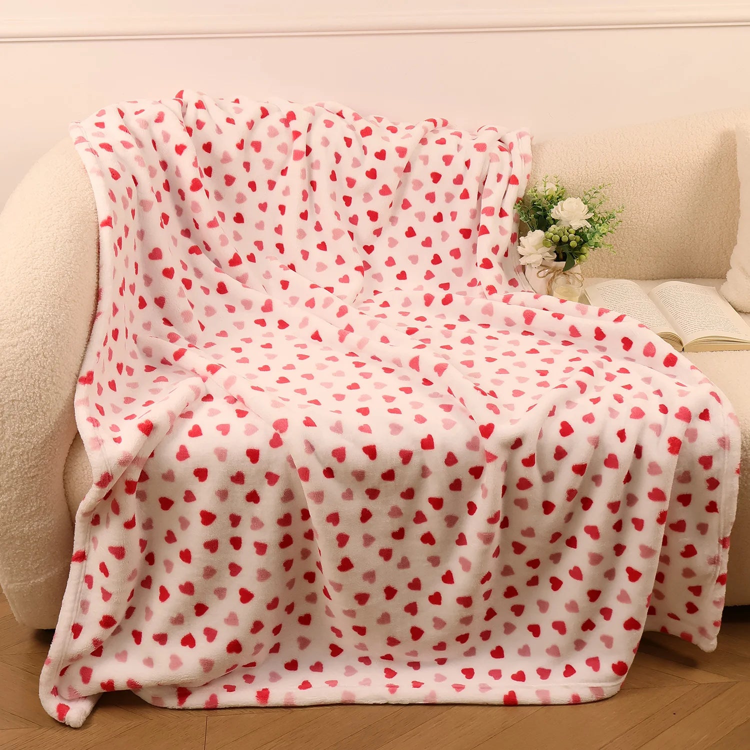Fuzzy Soft Cozy Flannel 43 x 59 Inch Blanket