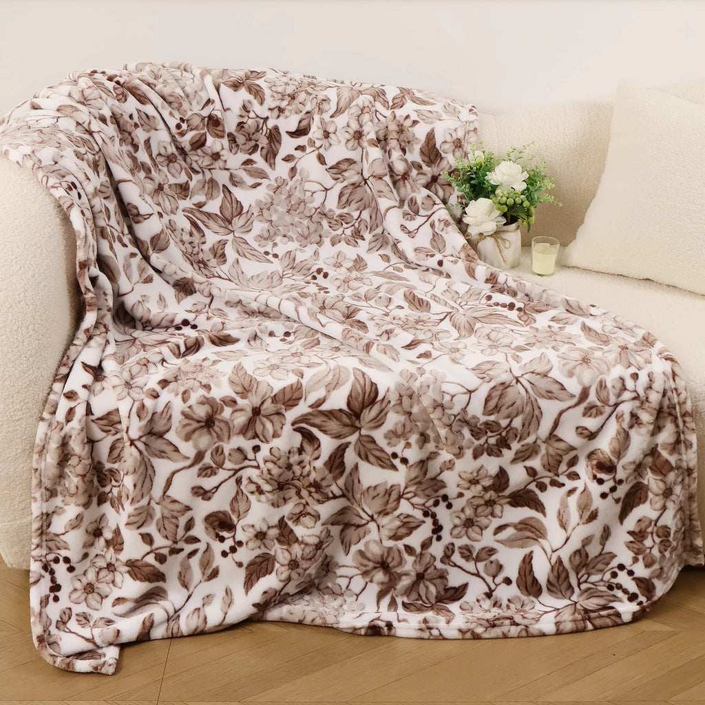 Fuzzy Soft Cozy Flannel 43 x 59 Inch Blanket
