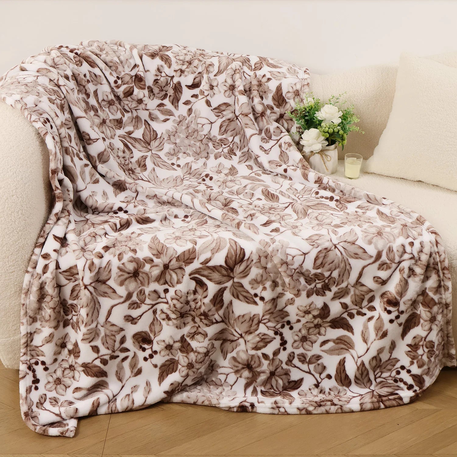 Fuzzy Soft Cozy Flannel 43 x 59 Inch Blanket