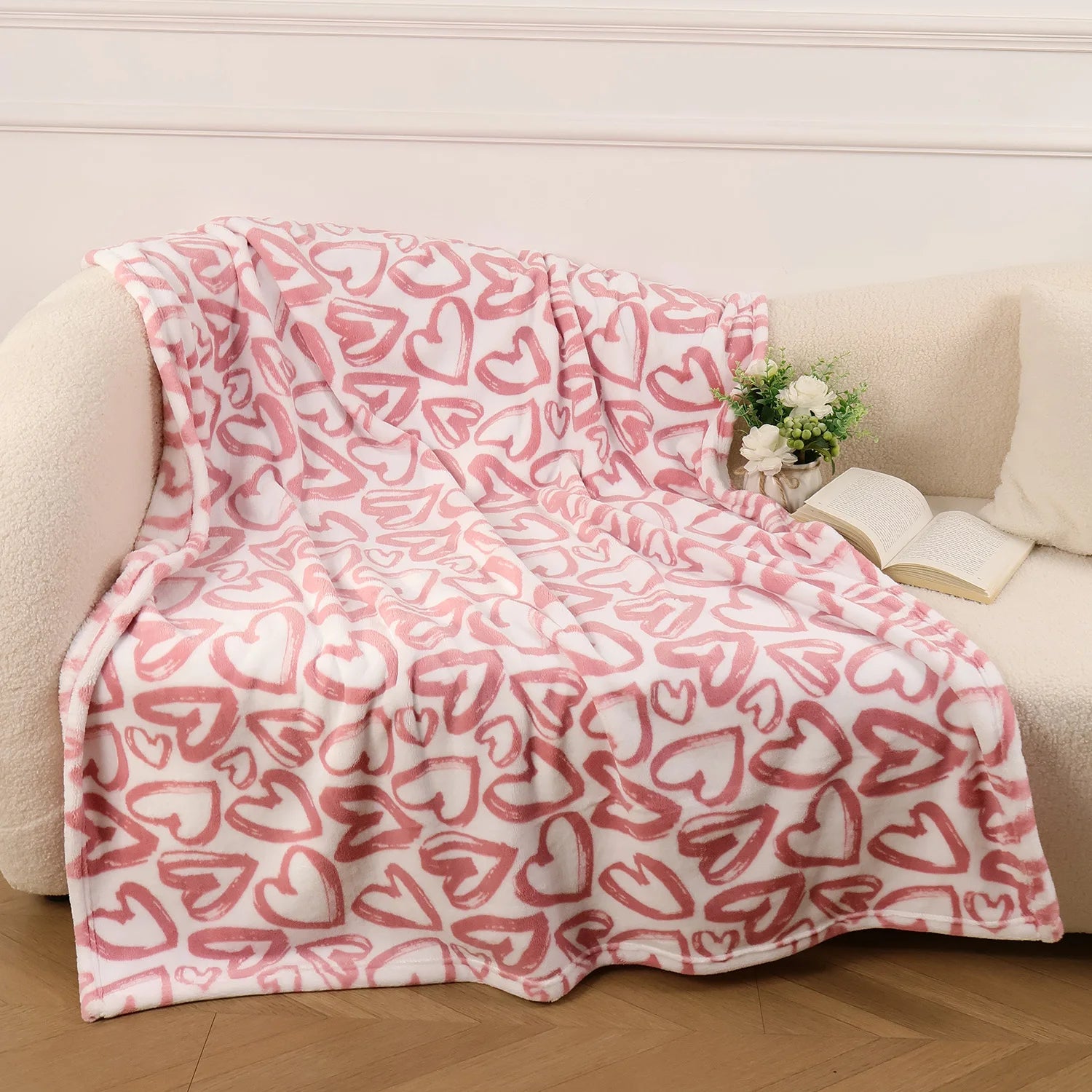 Fuzzy Soft Cozy Flannel 43 x 59 Inch Blanket