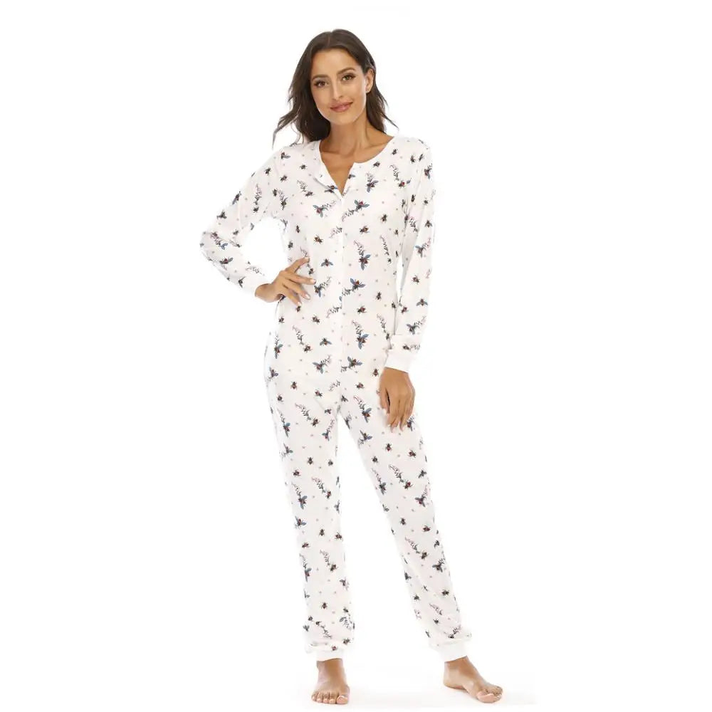 Cute Cartoons Onesies Soft  One-piece Pajamas