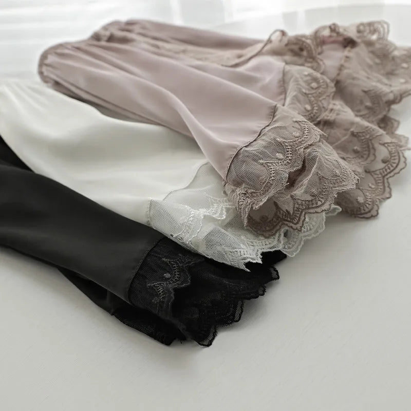 Lace Silk Fashion Pants
