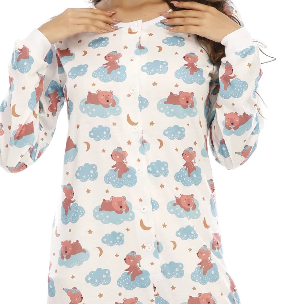 Cute Cartoons Onesies Soft  One-piece Pajamas