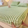 Thickened Polyester Fleece Eco-friendly 200TC Modern Bed Sheet Warm Non-Slip
