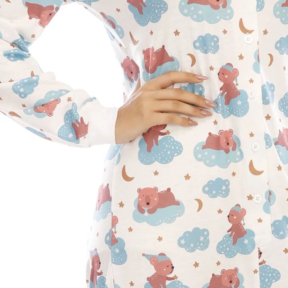 Cute Cartoons Onesies Soft  One-piece Pajamas