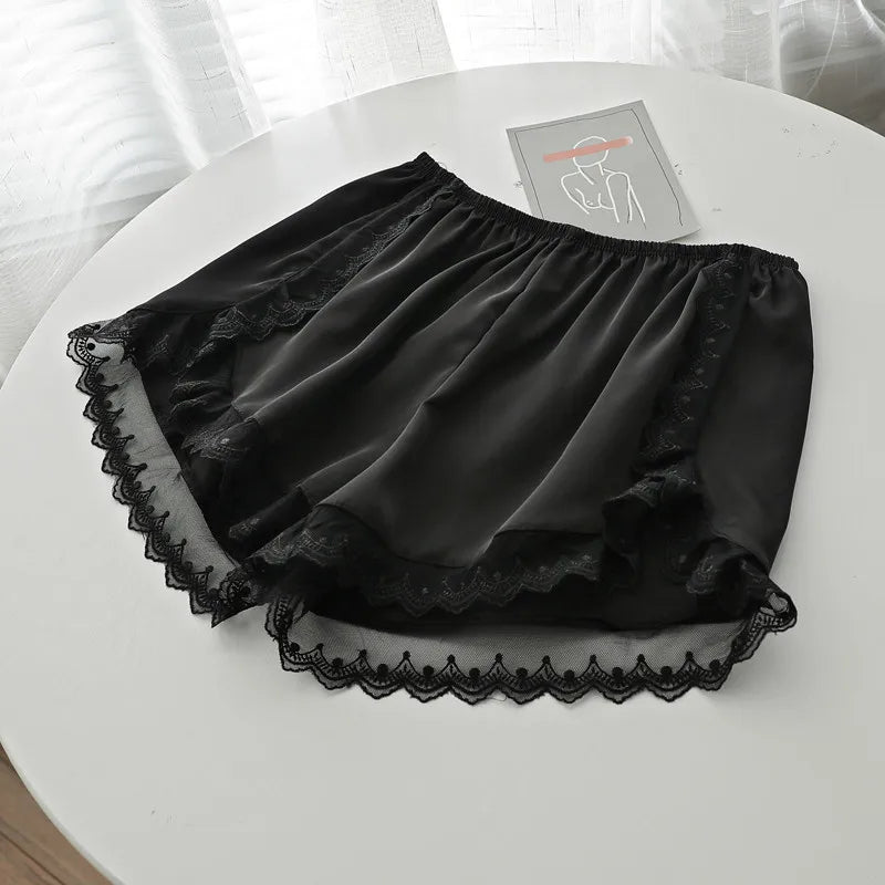 Lace Silk Fashion Pants