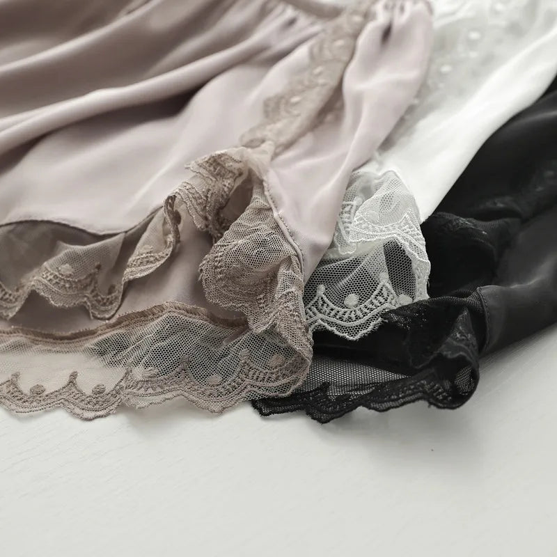 Lace Silk Fashion Pants