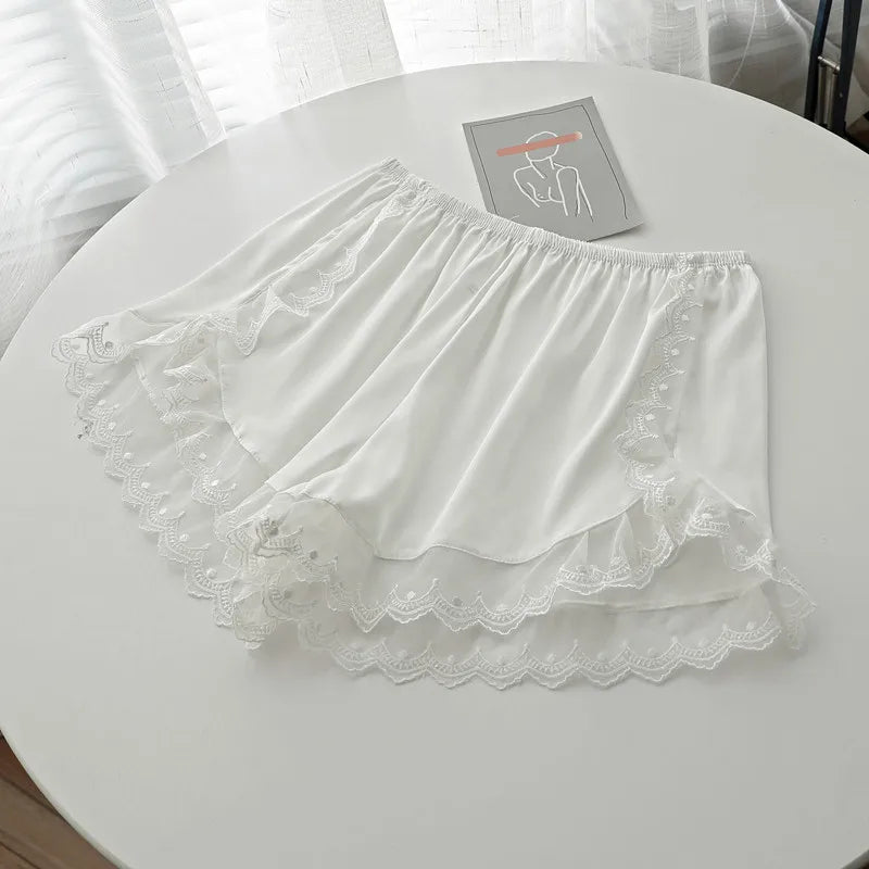 Lace Silk Fashion Pants