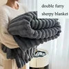Velvet Thick Solid Color Super Size Flannel Fleece Sherpa