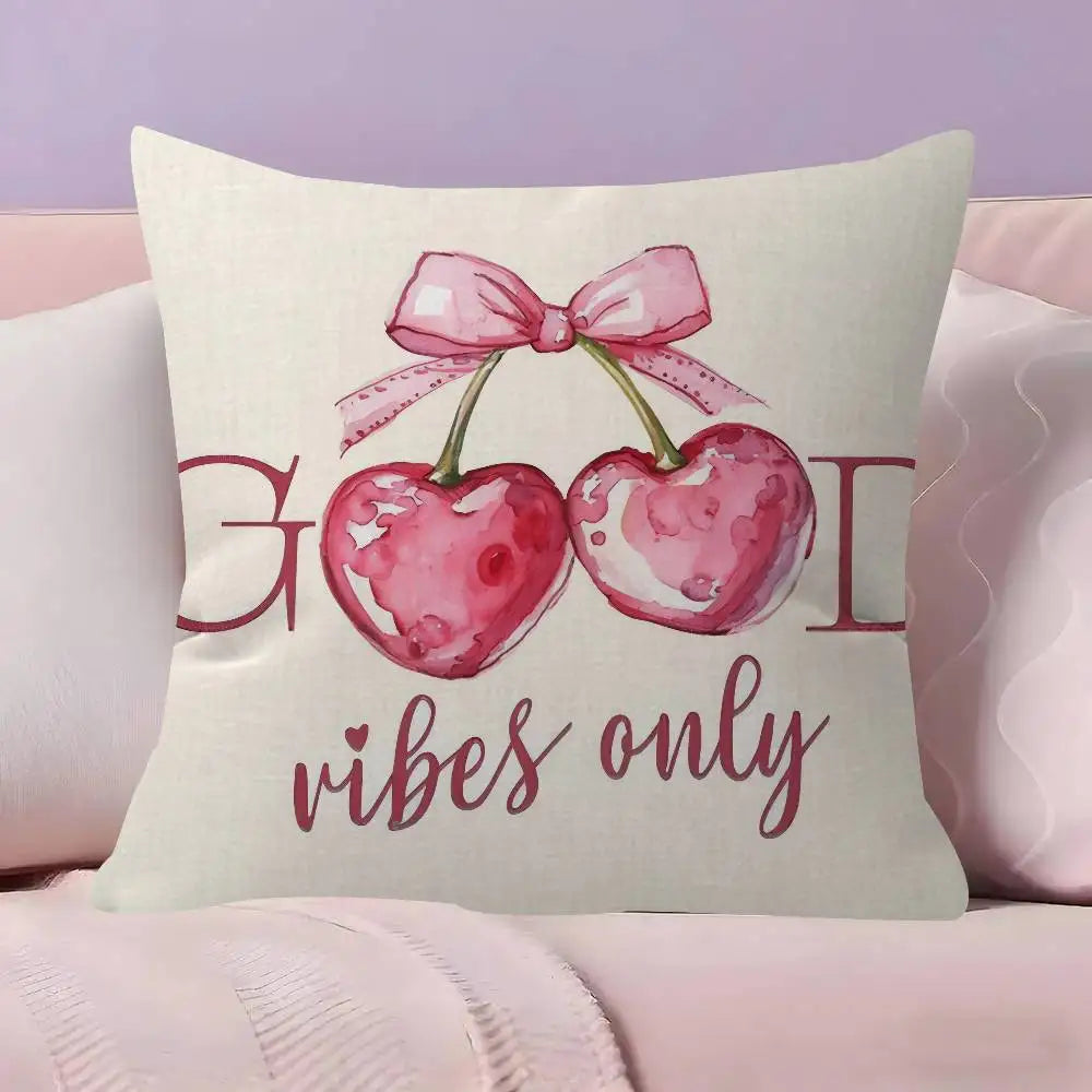 Pink Decoration Pillow Cover