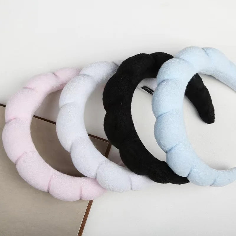 Stylish Washing Headband Set Wristbands Scrunchies
