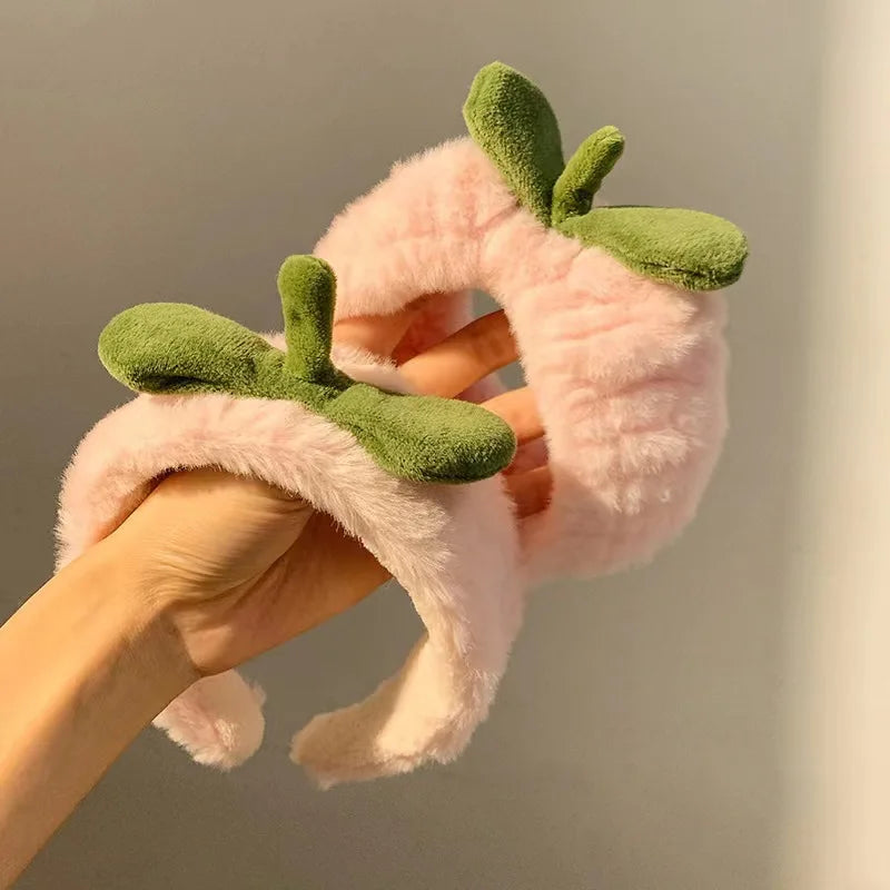 Fruits and Animal Ears Cartoons Face Wash Hair Bands 2pcs/set