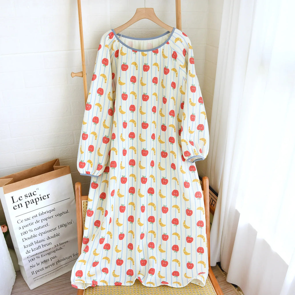 One Size Warm Cotton Loose Housedress
