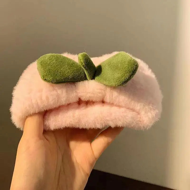 Fruits and Animal Ears Cartoons Face Wash Hair Bands 2pcs/set
