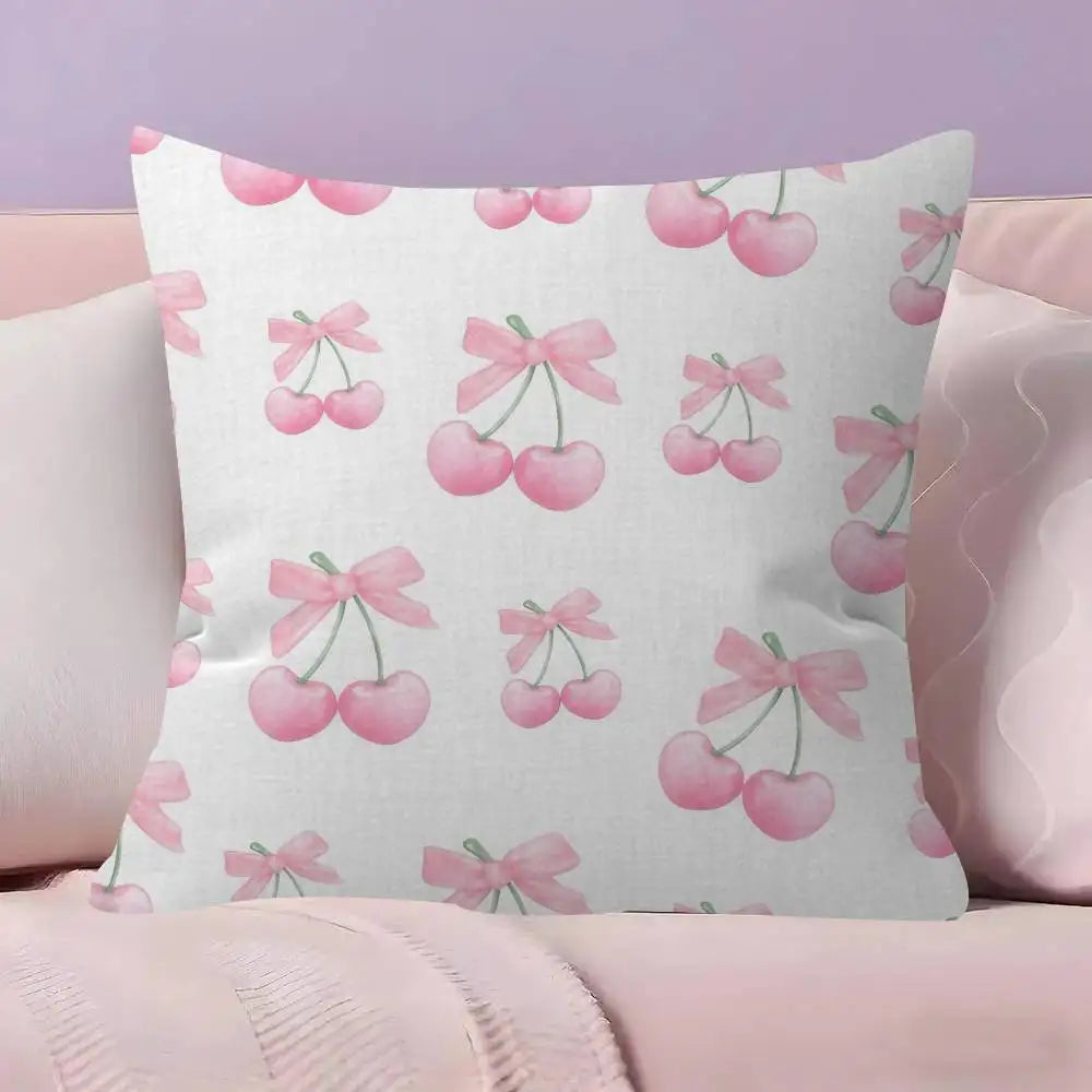 Pink Decoration Pillow Cover