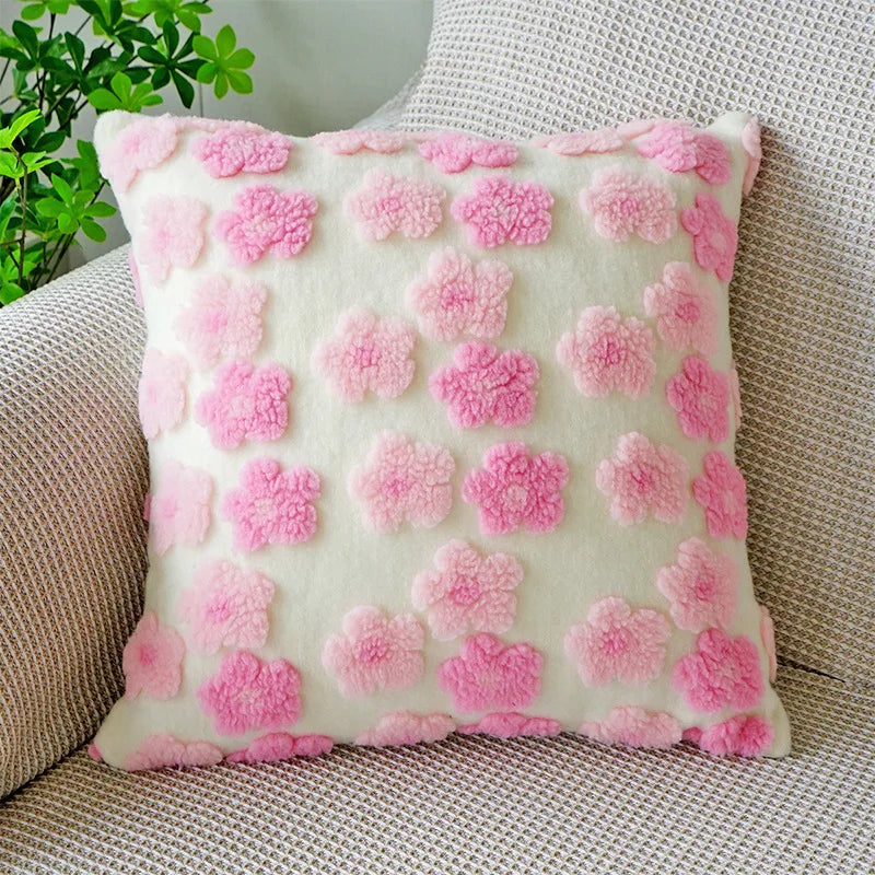 Plush Velvet Throw Pillow Decorative Cushion Cover