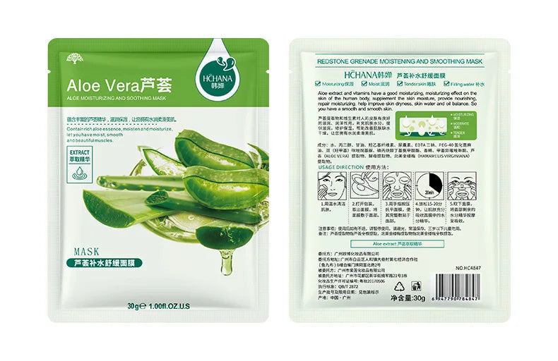 Fresh Fruits Facial Masks Face skincare Moisturizing Firming Hydrating Korean Face Mask Facial Skin Care Prodcuts