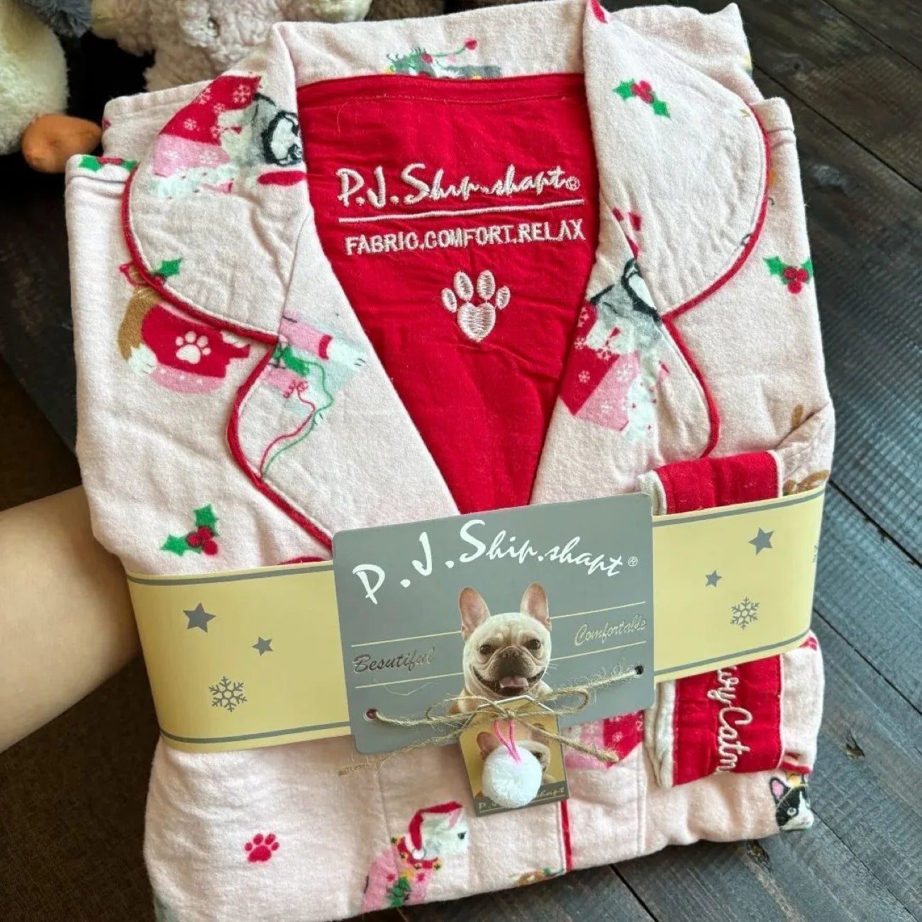 Women's Pajamas Set Cute Cartoon Print Sleepwear Top&pants Two-piece Soft Cotton Femme Nightwear