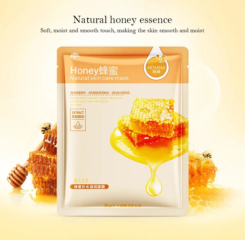 Fresh Fruits Facial Masks Face skincare Moisturizing Firming Hydrating Korean Face Mask Facial Skin Care Prodcuts