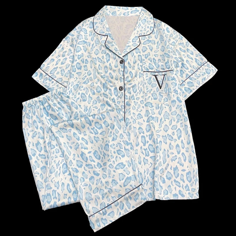Leopard Pajamas Set