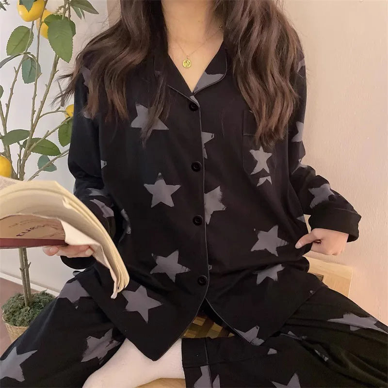 Comfy Long-Sleeved Pajamas
