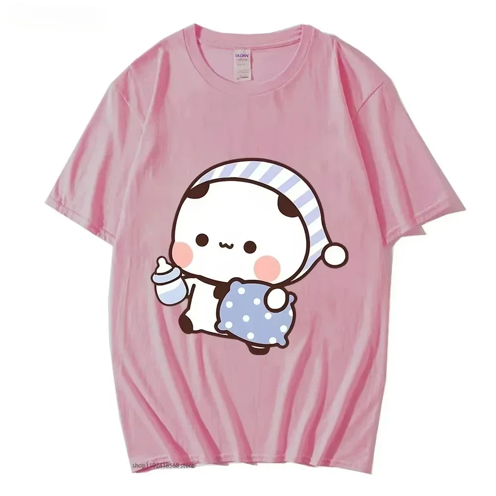 Graphic Cute Going To Sleep with DuDu Bear Graphic Tshirt