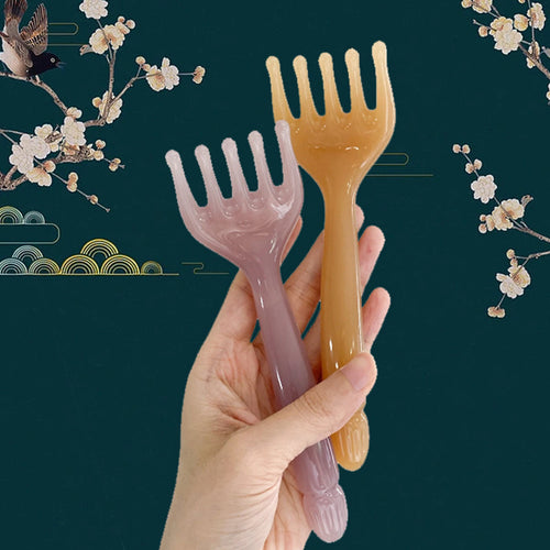 Face 5 Claw Resin Meridian Massage Brush Gua Sha Acupoint Unblocking Facial Tools Hair Scalp Massager Stress Relief Tools