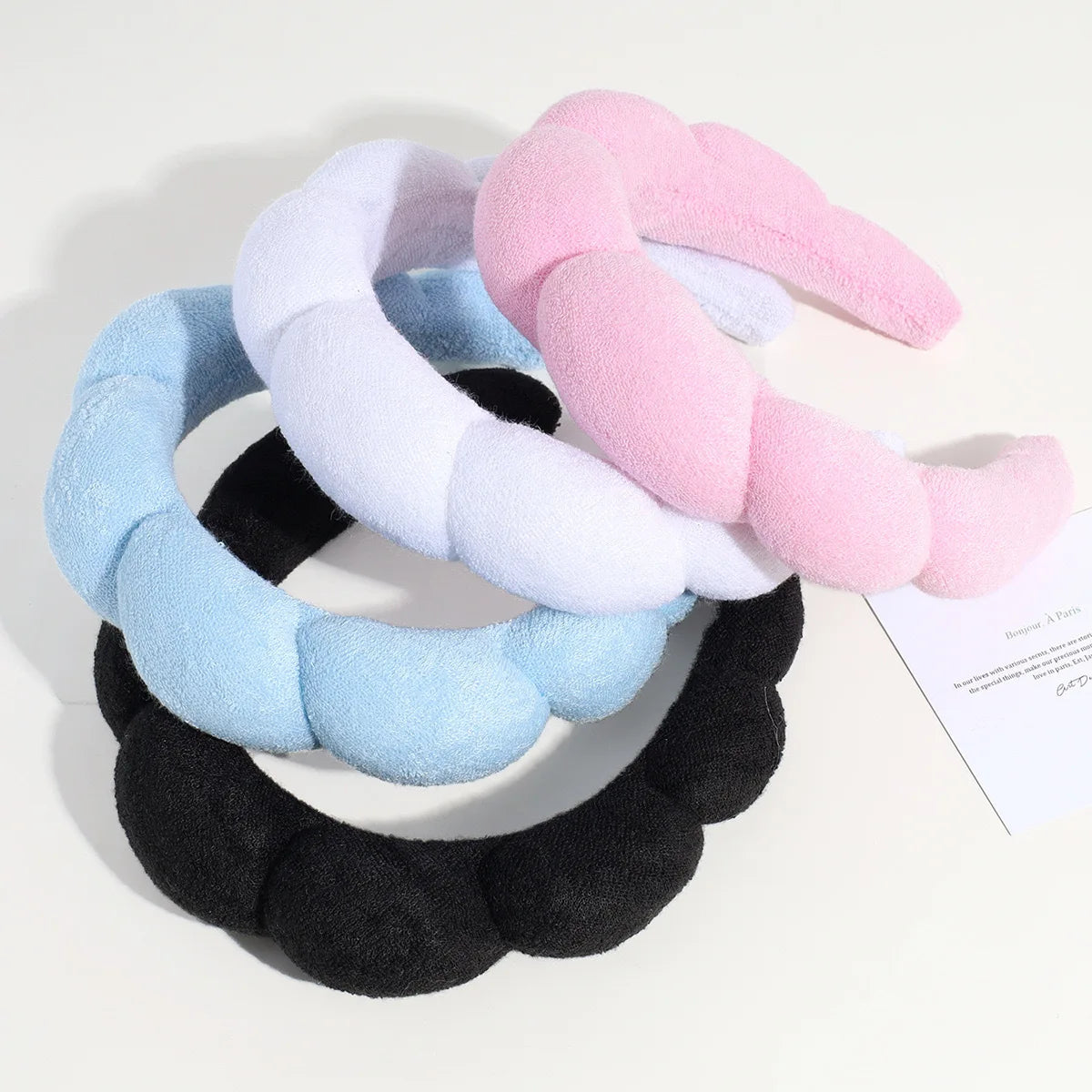 Stylish Washing Headband Set Wristbands Scrunchies