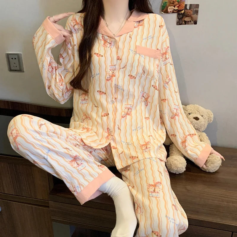 Lady Spring Two- Piece Set Pajamas