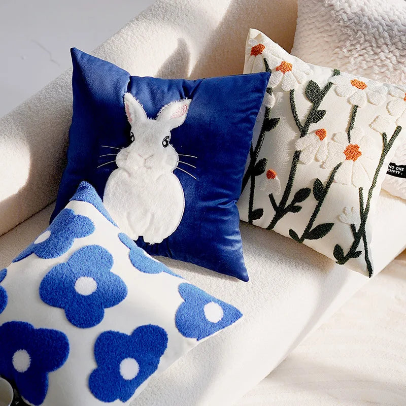 Plush Velvet Throw Pillow Decorative Cushion Cover