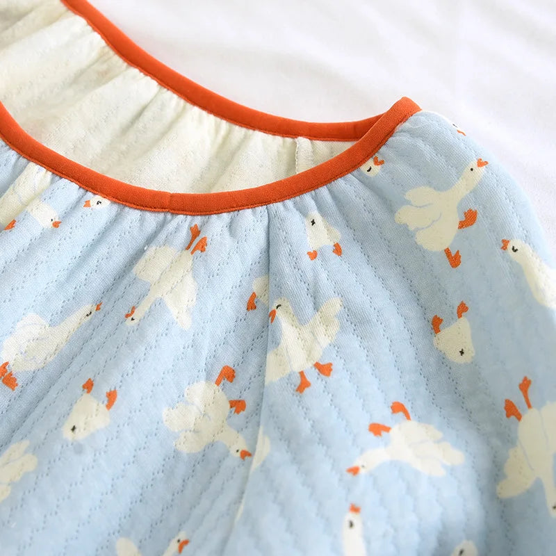 One Size Warm Cotton Loose Housedress