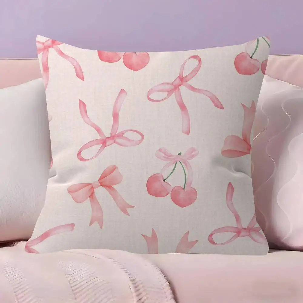 Pink Decoration Pillow Cover