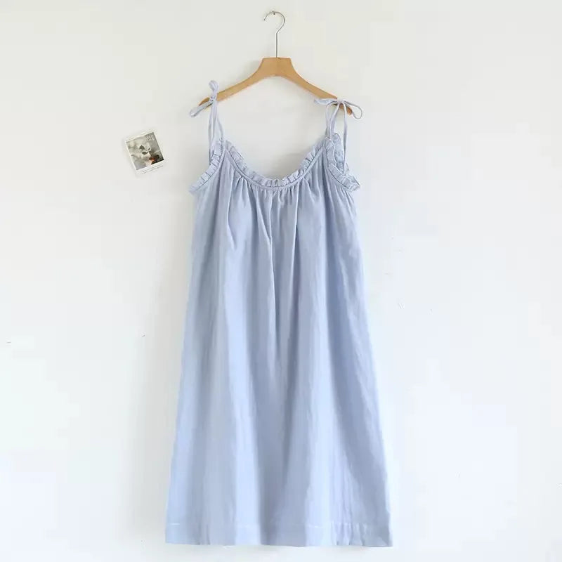 Ladies 100% Cotton Gauze Pajama Loungewear