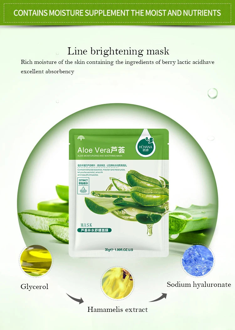 Fresh Fruits Facial Masks Face skincare Moisturizing Firming Hydrating Korean Face Mask Facial Skin Care Prodcuts