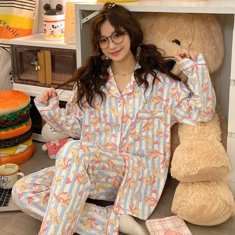 Comfy Long-Sleeved Pajamas